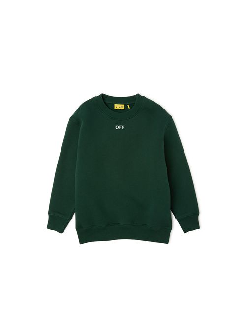 Felpa, unisex, logata. OFF WHITE | FLE00730303